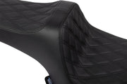 Drag Specialties Seats Predator III Seat for 2020-2025 INDIAN CHALLENGER Black 2-Up Seat Vinyl #4718B