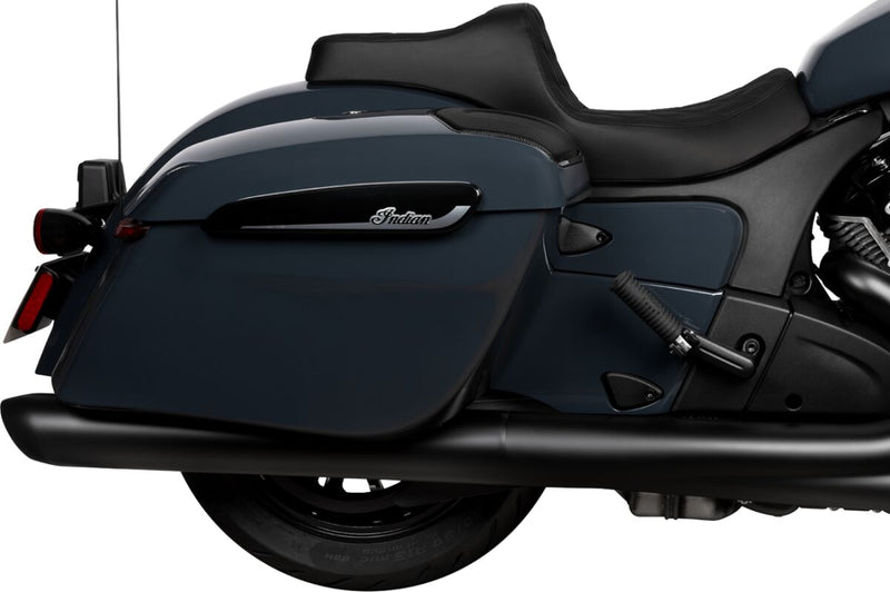 Drag Specialties Seats Predator III Seat for 2020-2026 INDIAN Black 2-Up Seat Vinyl #4720B