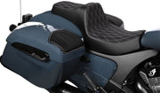Drag Specialties Seats Predator III Seat for 2020-2026 INDIAN Black 2-Up Seat Vinyl #4720C