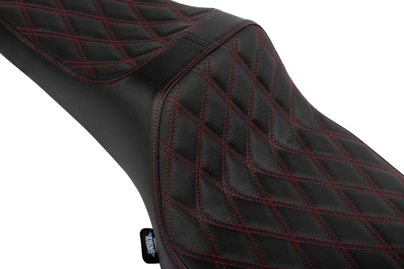 Drag Specialties Seats Predator III Seat for 2020-2026 INDIAN Black 2-Up Seat Vinyl #4720D