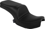 Drag Specialties Seats Freedom Touring Seat for 2020-2026 INDIAN Black 2-Up Seat Leather Vinyl