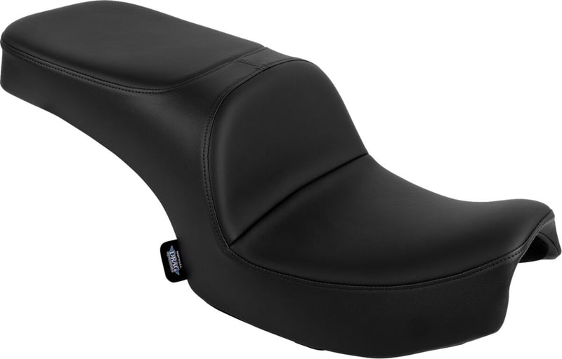 Drag Specialties Seats Freedom Touring Seat for 2020-2026 INDIAN Black 2-Up Seat Leather Vinyl #4722E
