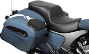 Drag Specialties Seats Freedom Touring Seat for 2020-2026 INDIAN Black 2-Up Seat Leather Vinyl Each