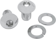 Mustang Chrome Seat Bolts and Mounting Nuts Solo Seat Pair #78033