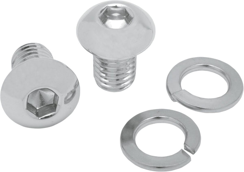 Mustang Chrome Seat Bolts and Mounting Nuts Solo Seat Pair #78033