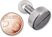 Mustang Quarter Turn™ Seat Thumb Screw Kit Thumbscrew Kit Chrome Nylon Steel