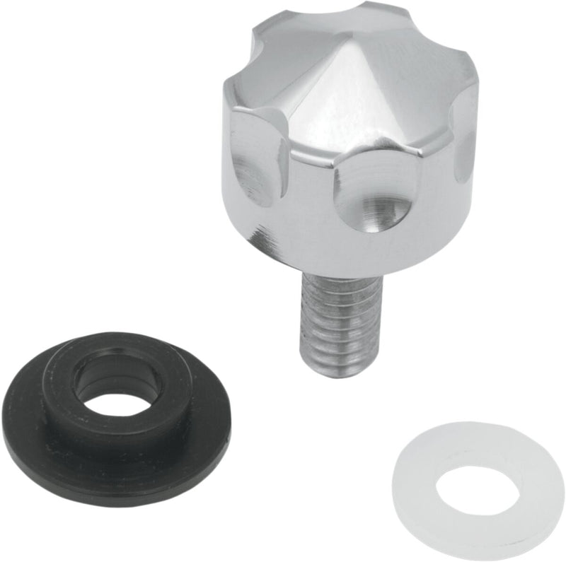 Drag Specialties Six-Shooter Seat Mount Knob - 1/4 in.-20 for Various Various Harley-Davidson Motorcycles (See Fitment List)