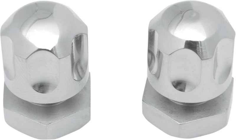 DRAG Specialties Seats Six-shooter Seat Mount Knob - 17,5 mm (11/16"), Pair, Stainless Steel - Polished / Silver for Harley-Davidson Touring & Trike 1996-2024