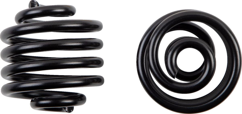 Drag Specialties Seat Springs Black Gloss Conical Steel Pair