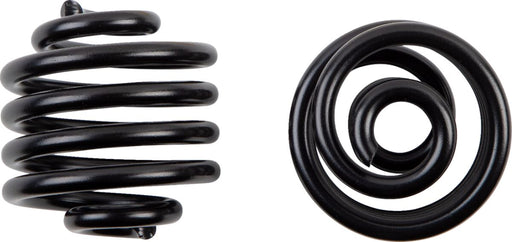 Drag Specialties Seat Springs Black Gloss Conical Steel Pair