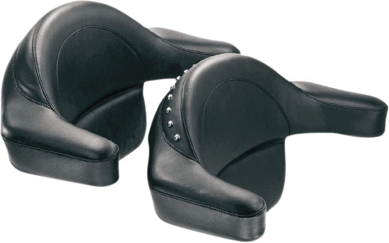 Mustang Passenger Pad With Armrest Black Vinyl Each