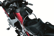 Kuryakyn Revolution Driver Backrest Black Chrome Steel Each