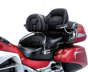 Kuryakyn Revolution Driver Backrest Black Chrome Steel Each