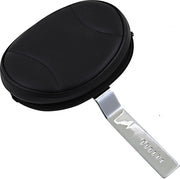 Kuryakyn Plug-N-Go Driver's Backrest Black Chrome Leather