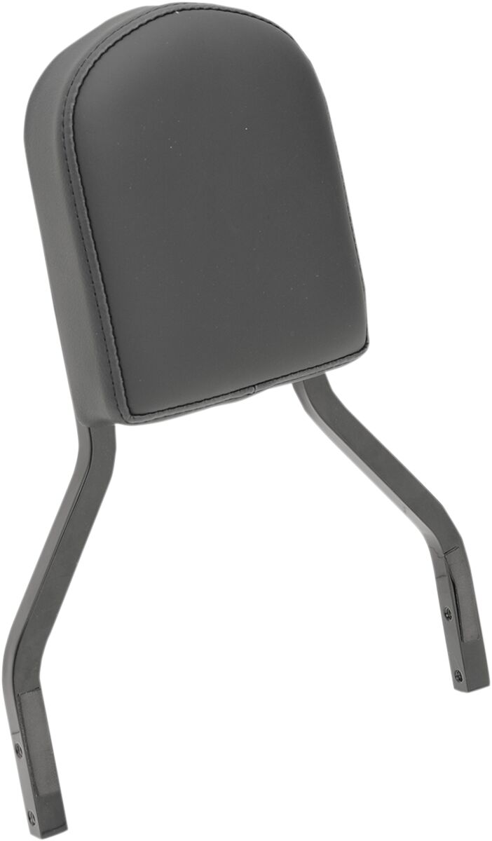 DRAG Specialties Seats Leather Sissy Bar Pad - Short, Each, 14 cm (5-1/2") - Black
