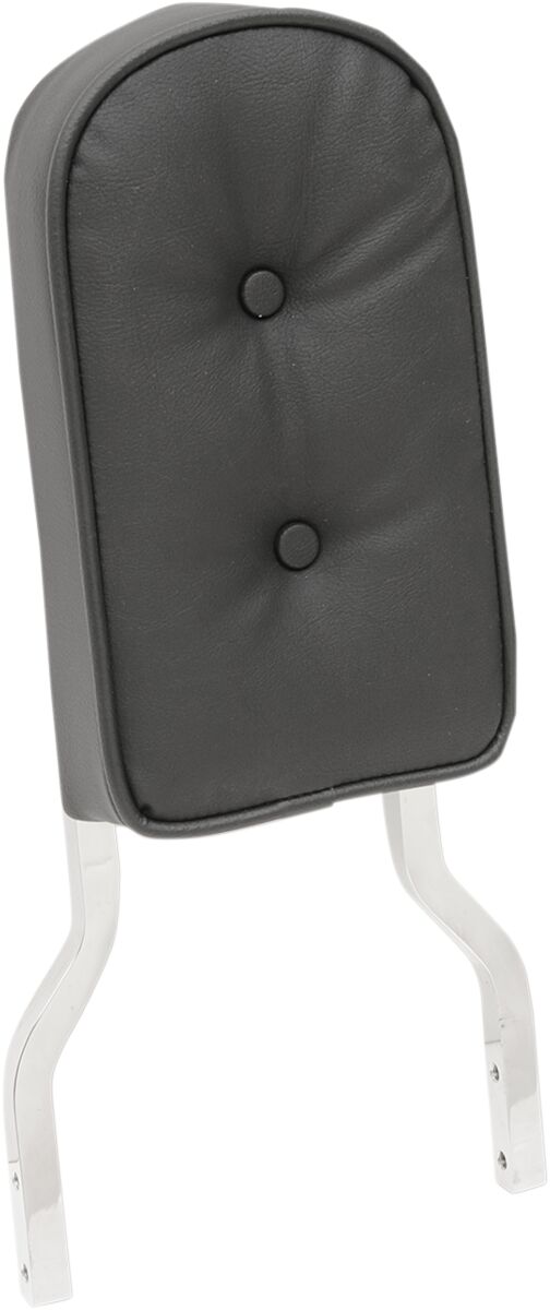 Drag Specialties 10 in. Tall Pillow Stitch Sissy Bar Pad for Square Sissy Bars