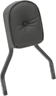 Drag Specialties 7 in. Short Pillow Stitch Sissy Bar Pad for Square Sissy Bars