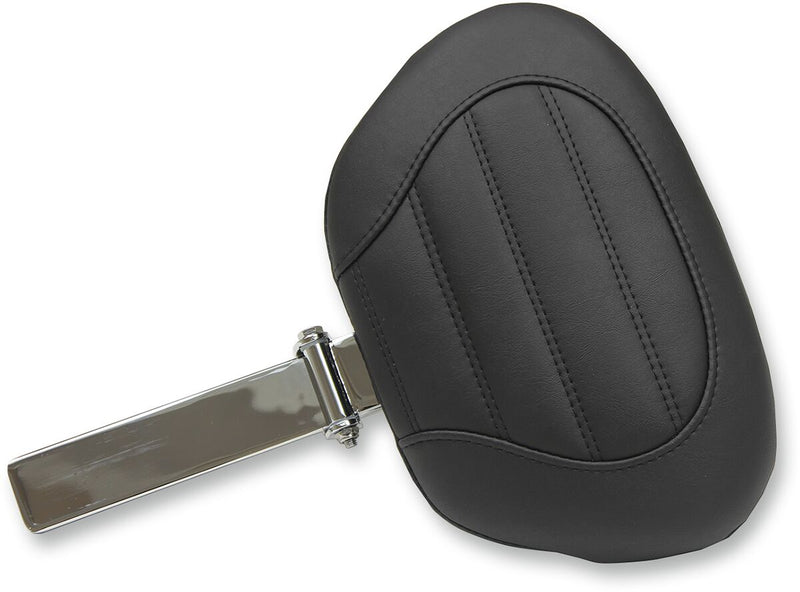 Mustang Deluxe Super Touring Backrest Black Driver Vinyl #79649