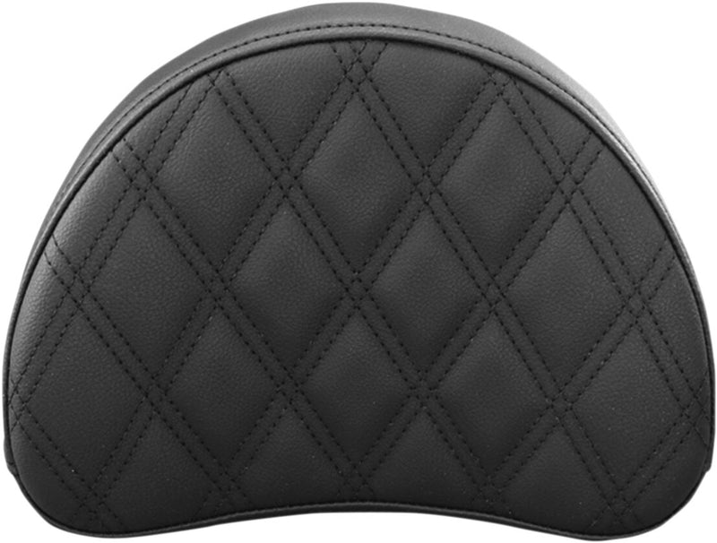 Saddlemen Black Half-Moon Sissy Bar Pad for Road Sofa-LS Seats