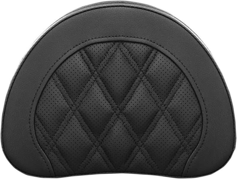 Saddlemen Black Roadsofa Lattice Stitch Half-Moon Sissy Bar Pad