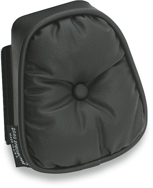 DRAG Specialties Seats Tapered Backrest Pad for Round Sissy Bars - Each, Foam /  Vinyl - Black