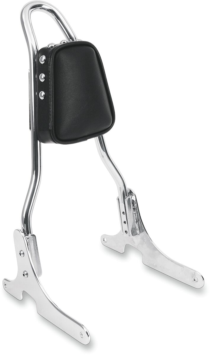 Drag Specialties Smooth-Stitch Tapered Backrest Pad for Round Sissy Bar