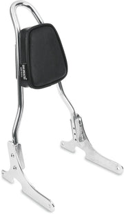 Drag Specialties Smooth-Stitch Tapered Backrest Pad for Round Sissy Bar