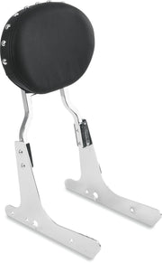 Drag Specialties Oval Smooth Backrest Pad w/Studs