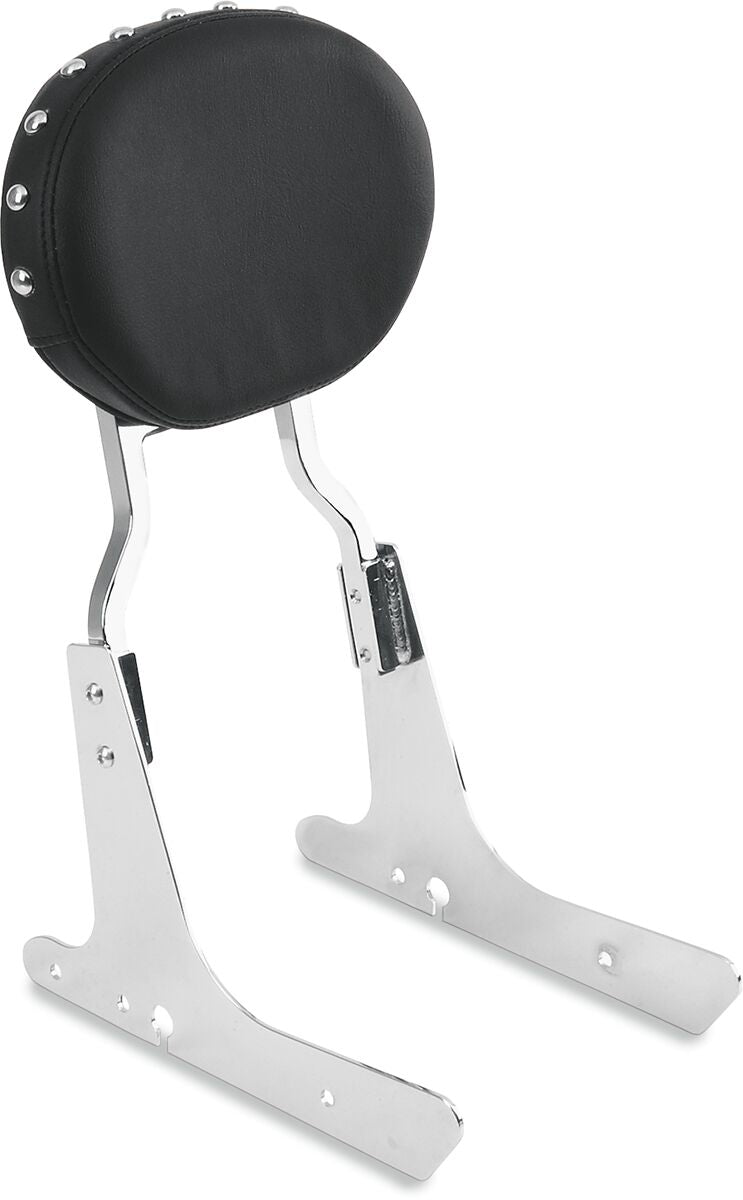 Drag Specialties Oval Smooth Backrest Pad w/Studs