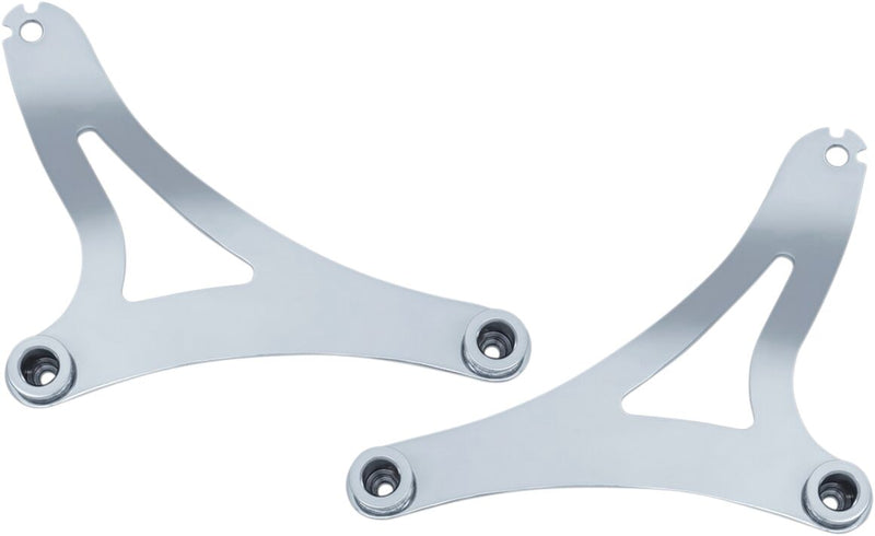 Kuryakyn Multi-Purpose Backrest Mount Chrome Silver Pair #KUR7094