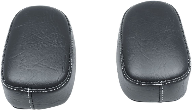 Mustang Seats Black Passenger Armrest Pad w/White Thread for 2016-2019 Indian Roadmaster Motorcycles
