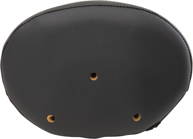 Drag Specialties Double Diamond Oval Sissy Bar Pad w/Black Thread