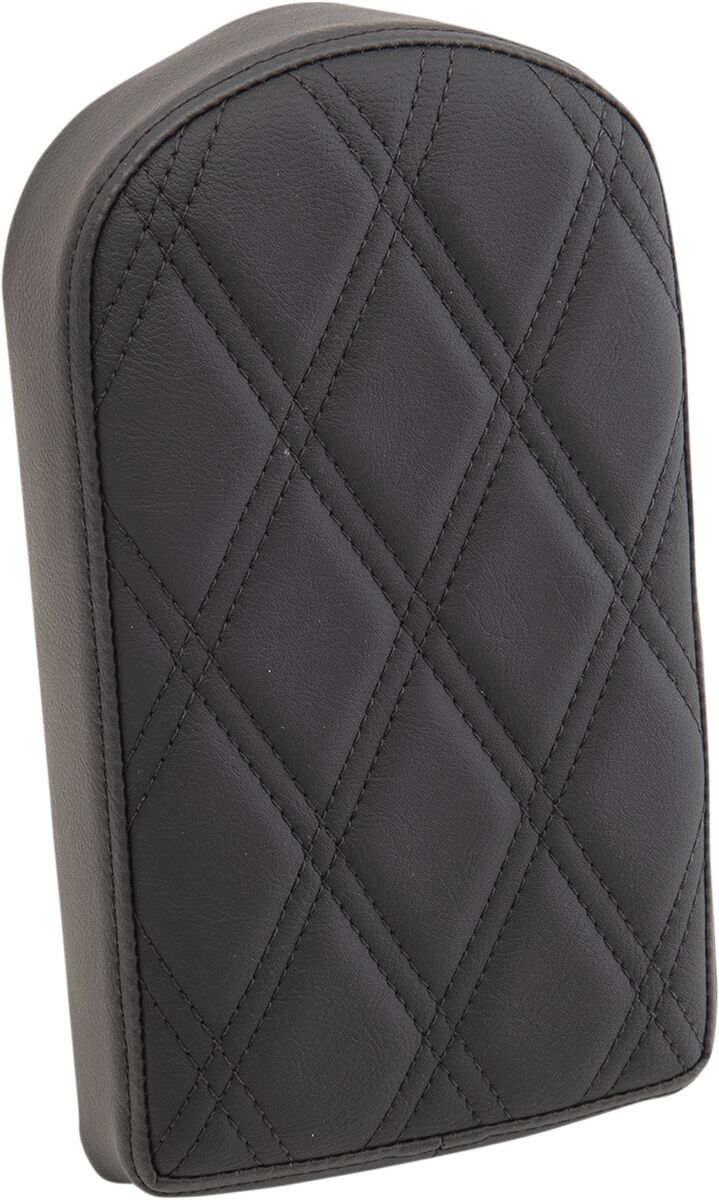 DRAG Specialties Seats Backrest Pad for Square Sissy Bars - Each, 14 cm (5-1/2"), Tall /  Tombstone - Black
