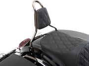Drag Specialties Black Double Diamond Tapered Sissy Bar Pad