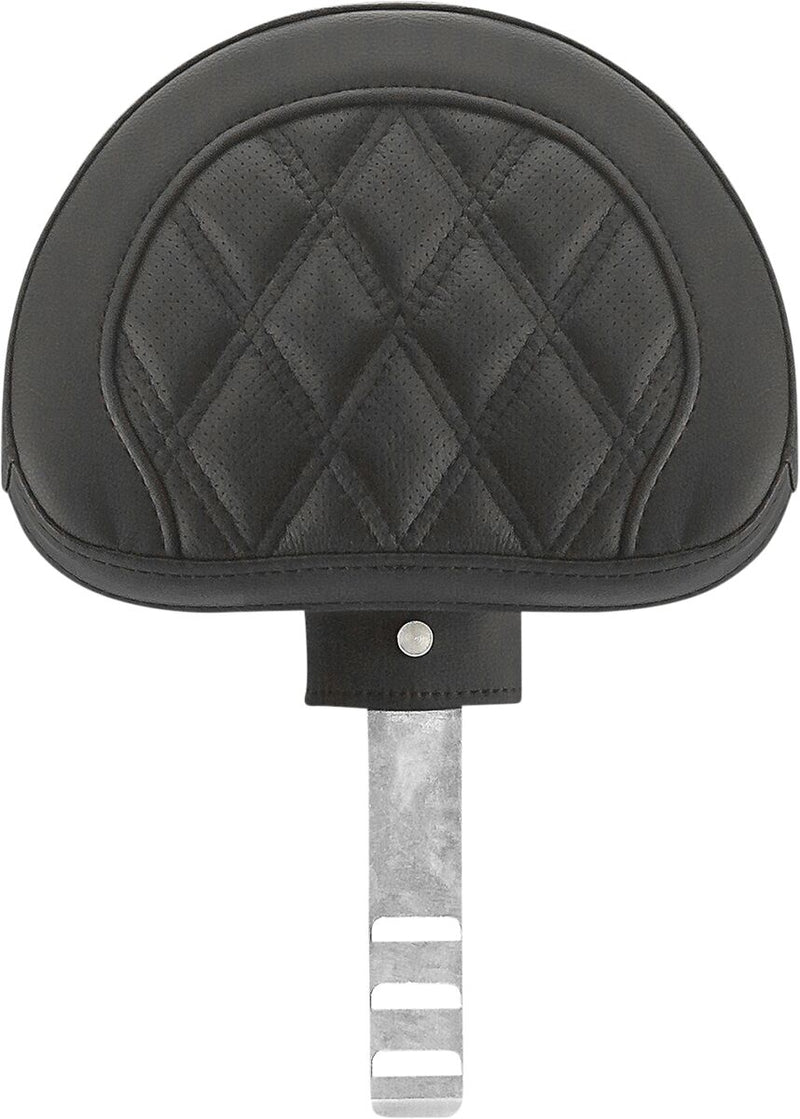 Saddlemen Black Roadsofa Lattice Stitch RiderBackrest for 1997-2025 Harley-Davidson Touring Models