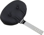 Drag Specialties Tall Pillow-Style Leather Backrest Pad Assemblies w/Pivoting Pad