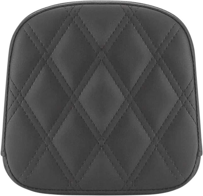 Saddlemen Black Lattice Stitched Sissy Bar Pad for 2018-2026 Harley-Davidson Softail and 1995-2006,2009-2025 Harley-Davidson Touring Models