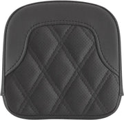 Saddlemen Black Lattice Stitched Sissy Bar Pad for 2018-2026 Harley-Davidson Softail and 1997-2025 Harley-Davidson Touring Models