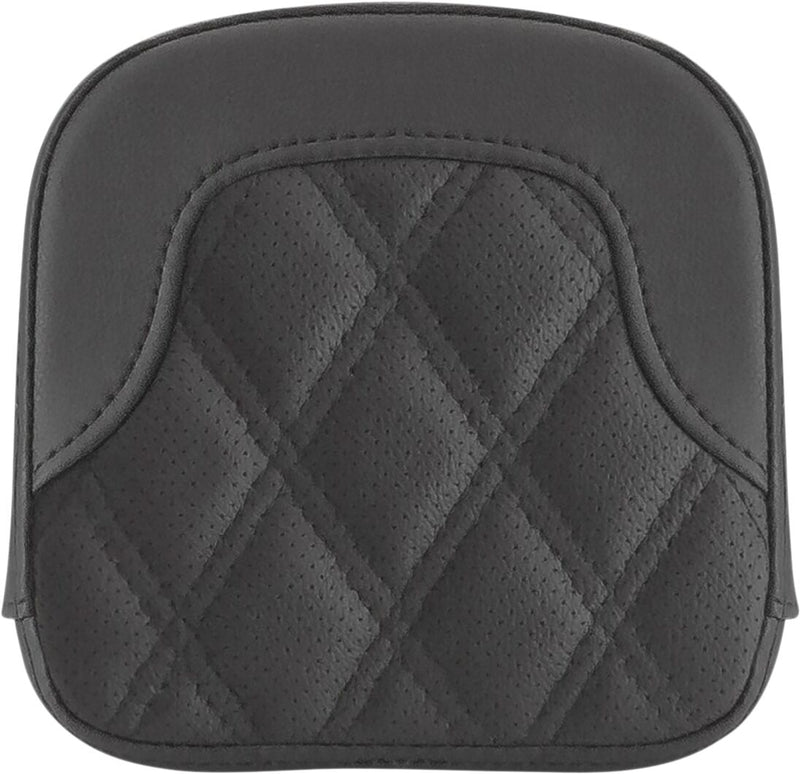Saddlemen Black Lattice Stitched Sissy Bar Pad for 2018-2026 Harley-Davidson Softail and 1997-2025 Harley-Davidson Touring Models