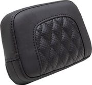 Mustang Squareback Sissy Bar Pad for 2022-2024 INDIAN Black Squared Foam Vinyl Each