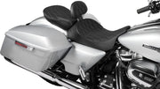 Drag Specialties Seats EZ Glide II™ Small Backrest Black Chrome Leather Vinyl Each