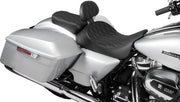 Drag Specialties Seats EZ Glide II™ Small Backrest Black Chrome Leather Vinyl Each