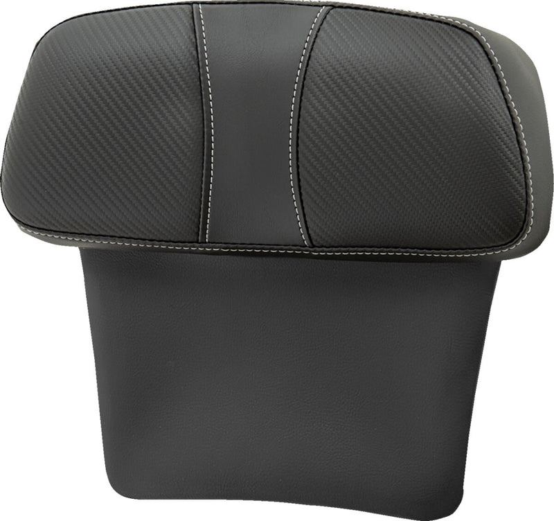 Saddlemen Chopped Tour Pak Backrest Pads - Each, Dominator, Saddlehyde™ - Black for Harley-Davidson Touring 2014-2025