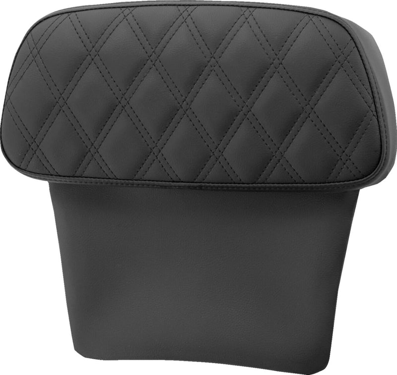 Saddlemen Chopped Tour Pak Backrest Pads - Step-Up, Saddlehyde™, Each - Black for Harley-Davidson Touring 2014-2025