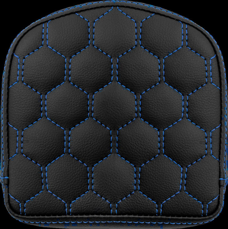 Saddlemen Roadsofa™ Sissy Bar Pad - Each, 16,5 cm (6-1/2"), Saddlehyde™ - Black / Blue
