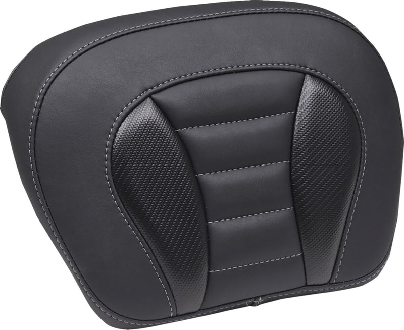 Mustang Deluxe Touring Chopped Tour-Pak® Sissy Bar Pad for 2023-2026 Harley-Davidson Black Grey #88405GM