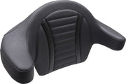 Mustang Deluxe Touring Extended Passenger Arm Backrest for 2023-2026 Harley-Davidson Black #88403