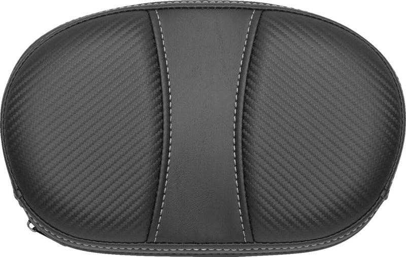 Saddlemen Mini Contour Sissy Bar Pad - Saddlehyde™, Contour /  Mini, Each - Black for Harley-Davidson Trike 2009-2025