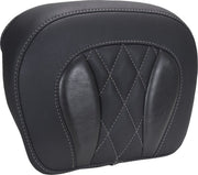 Mustang Chopped Tour-Pak® Sissy Bar Pad for 2023-2026 Harley-Davidson Black Grey