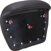 Mustang Chopped Tour-Pak® Sissy Bar Pad for 2023-2026 Harley-Davidson Black Orange #88440MO
